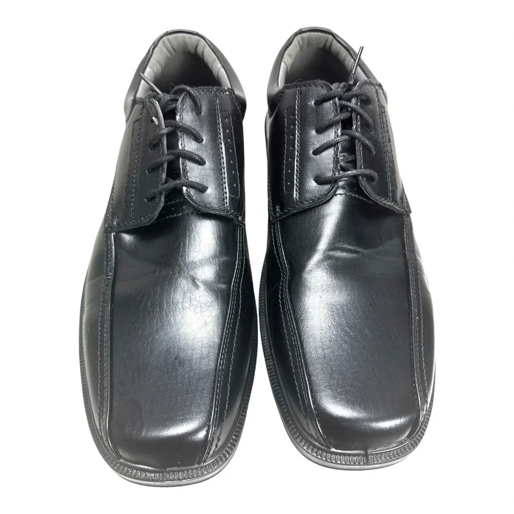 Deer Stags Williamsburg Dress‎ Oxfords – Modern Bicycle Toe, Black, Size 14W